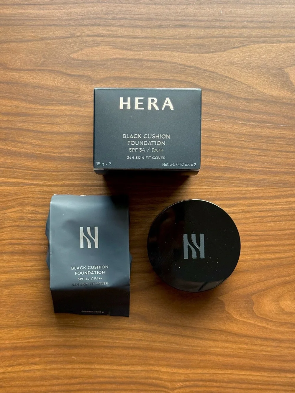 hera black cushion foundation bundle